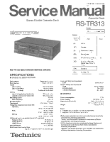 Technics - RSTR-313 - Service manual 